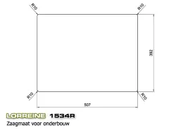 Lorreine 3415R Luxe évier un bac et demi en acier inoxydable 3415cm sous plan, à fleur de plan ou en surface 1150178230