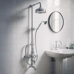 Huber Victorian Set Thermostatique Bain/Douche 30cm inox 592.VN31H.AC