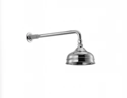 Huber Nostalgic douche pluie 15cm chrome avec bras mural 611.01H.CR