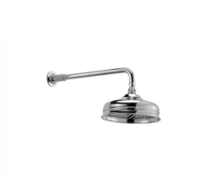 Huber Nostalgic douche pluie 20cm chrome avec bras mural 611.02H.CR