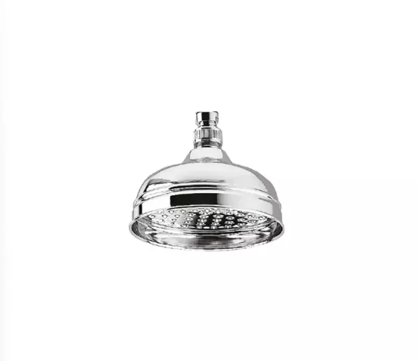 Huber Pomme de douche nostalgique avec effet pluie 15cm Chrome 05.SO.01H.CR