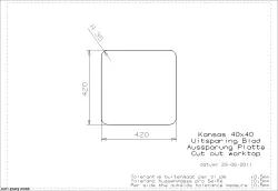 Reginox évier en acier inoxydable 40x40 25cm haut extra profond sous plan, à fleur de plan ou en surface 1150431330