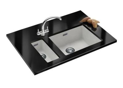 Franke Sirius 2 S2D 110.16 petit évier blanc en plastique 16x41cm sous-meuble 125.0252.233