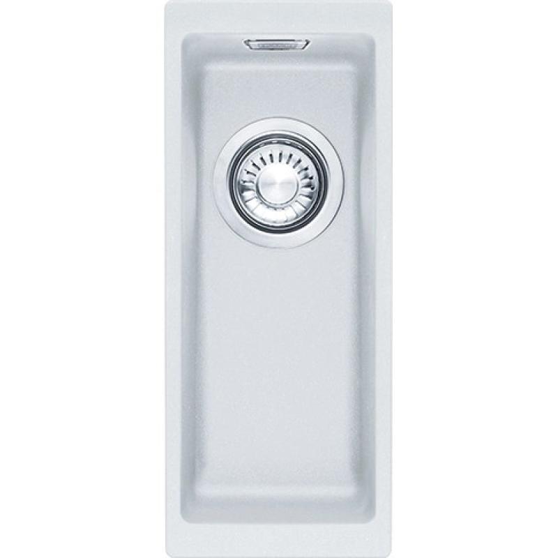 Franke Sirius 2 S2D 110.16 petit évier blanc en plastique 16x41cm sous-meuble 125.0252.233