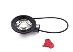 Franke bonde de vidange automatique pour évier avec bouchon Turbo MO pour bouton poussoir 112.0307.020