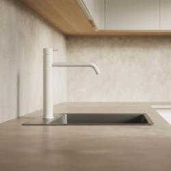 Mitigeur cuisine Waterevolution Flow blanc mat T150BR