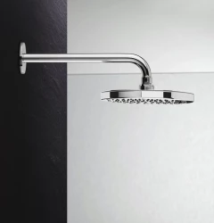 Waterevolution Flow Douche de tête 200mm avec raccord mural Chromé T164101