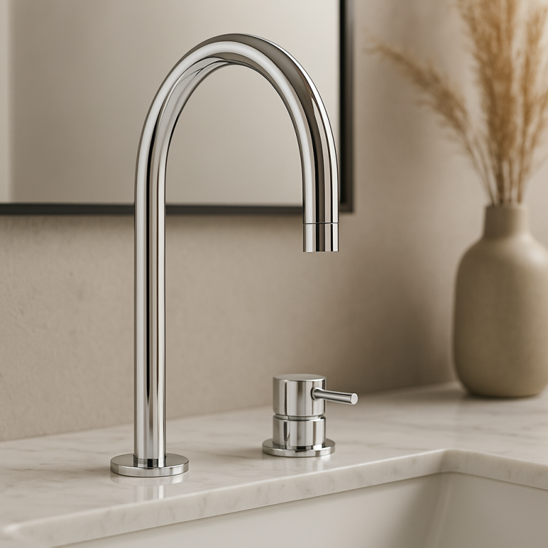 Waterevolution Flow Robinet de lavabo 2 trous chromé T112U01