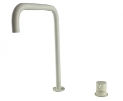 Waterevolution Flow Robinet de lavabo 2 trous bec haut 222 blanc mat T122HBR