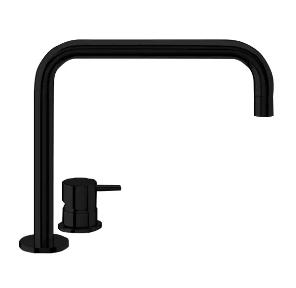 Waterevolution Flow Robinet de lavabo 2 trous noir mat T112HPR