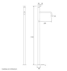 Waterevolution Flow Robinet de lavabo chromé T11301