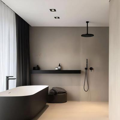 Waterevolution Flow noir mat, y compris pièce à encastrer 1208512422