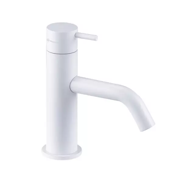 Waterevolution Flow Robinet de lavabo blanc mat T1101ABR