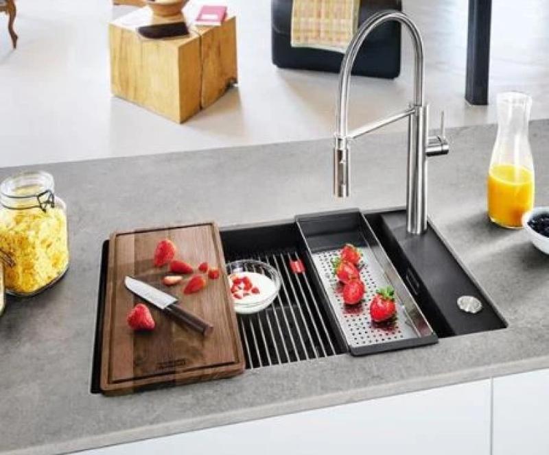 Franke Séchoir à vaisselle enroulable 298x410mm pour évier Kubus 2 fragranite 1120256867