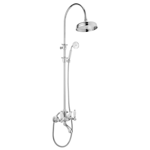 PB Classic Set Bain/ Douche Apparent avec effet de pluie Chromé 1208854812