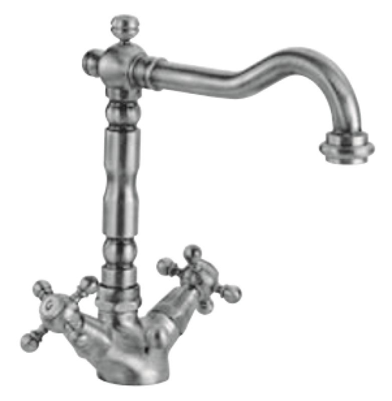 PB classic robinet de lavabo bec fort 18,5 cm Chromé 1208854932