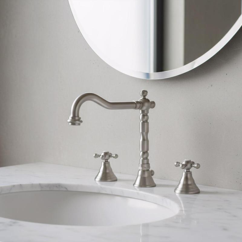 PB classic 3-trous robinet de lavabo bec fort 18,5 cm inox 1208854952