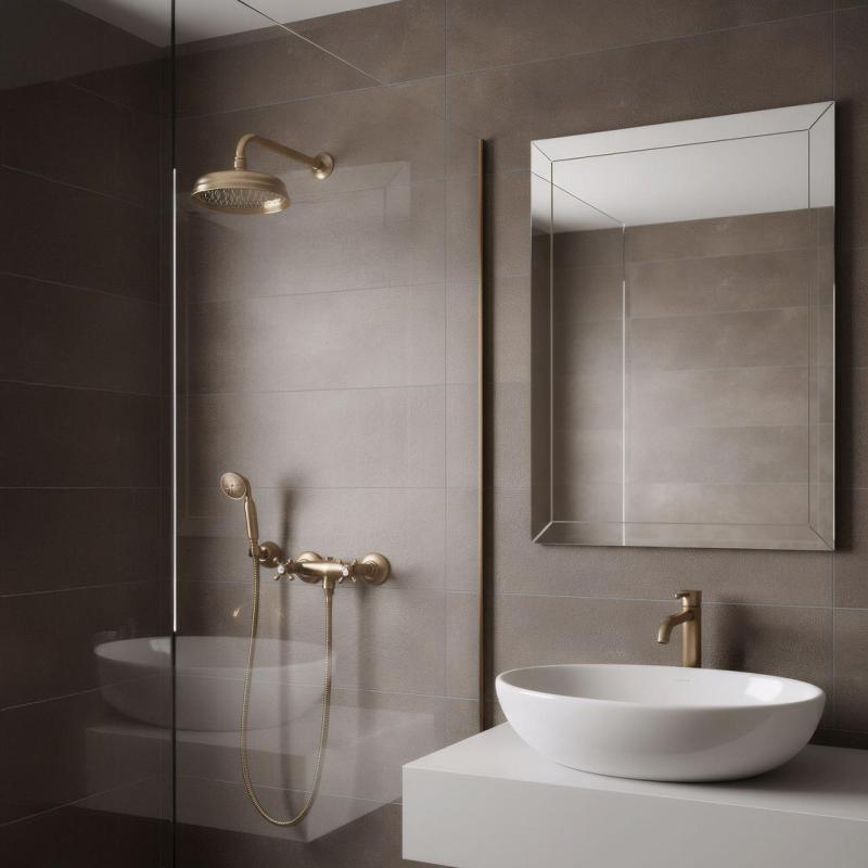 PB robinet classique ensemble de douche avec boutons étoiles, y compris douchette à main Bronze 1208855282