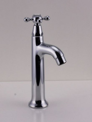 PB Classic Mitigeur de lavabo avec manette à croisillon eau froide Chromé 1208855532