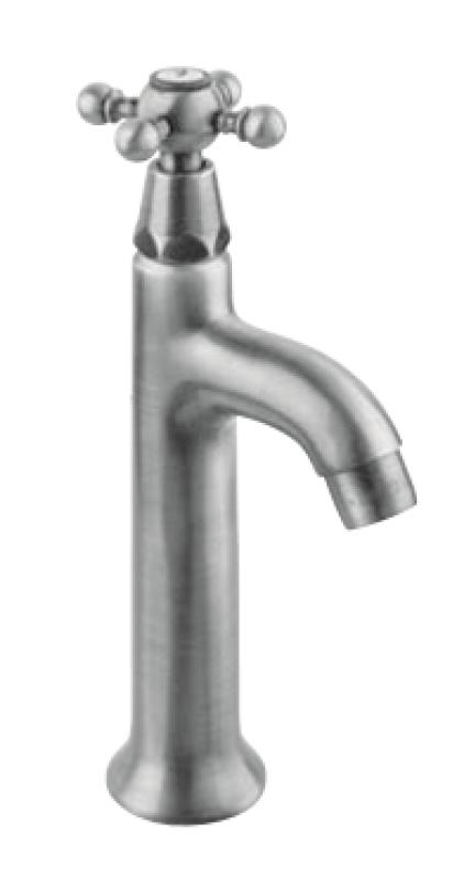 PB Classic Robinet de lavabo avec manette à croisillon eau froide Acier inoxydable 1208855552