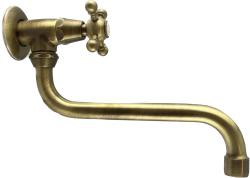 PB Classic Robinet mural de lavabo avec manette à croisillon eau froide et long bec Bronze 1208855632