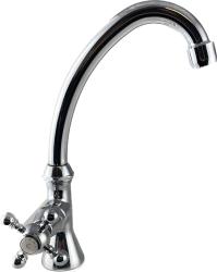 PB Classic Robinet de lavabo avec manette croisillon eau froide avec bec haut Chromé 1208855652