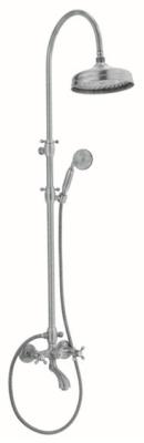 PB Classic Set Bain/ Douche apparent avec tête de douche à effet pluie Bronze 1208855872