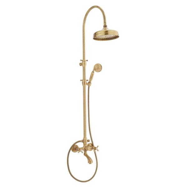 PB Classic Set Bain/ Douche apparent avec tête de douche à effet pluie Bronze 1208855872