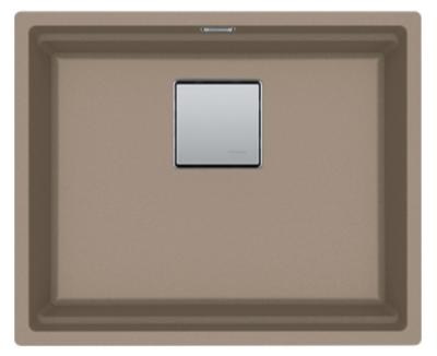 Franke Cube KNG 110.52 évier 52x42 taupe granit sous plan 125.0512.505