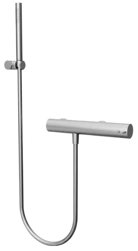 Waterevolution Flow mitigeur thermostatique de douche avec accessoires en inox T140TIE