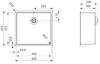 Reginox New Jersey rvs spoelbak 40x37 nieuw model T09J2LLU06GDS R32794 