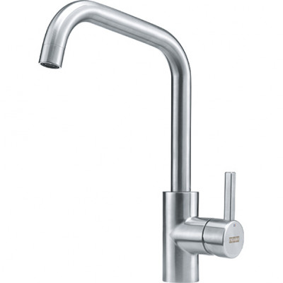 Robinet de cuisine Franke Kubus en inox avec bec pivotant inox 115.0529.202