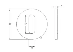 Waterevolution Flow senseur infrarouge à batterie pour lavabo encastré Chrome T118EB01