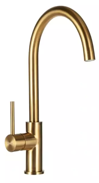 Lorreine Mersey Gold robinet de cuisine PVD Gold avec bec pivotant 1208952359