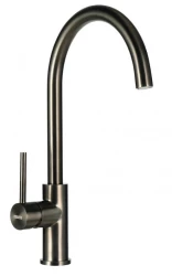 Robinet de cuisine Lorreine Mersey Gunmetal PVD avec bec pivotant 1208952361