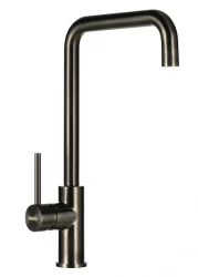 Lorreine Medway Robinet de cuisine en bronze à canon PVD avec bec pivotant 1208952362