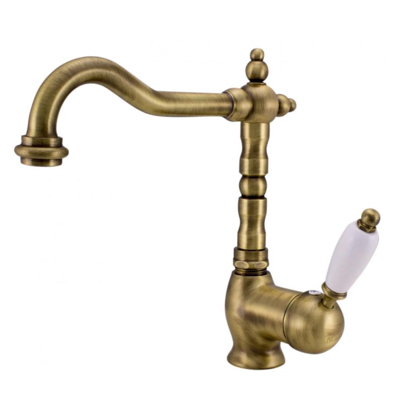 PB Mitigeur de lavabo nostalgique Vintage Bronze