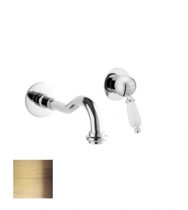 PB nostalgique mitigeur de lavabo encastrable bec Vintage 21cm Bronze