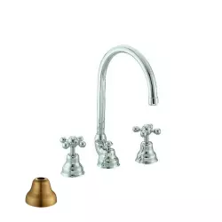 Cisal Arcana Ceramic Mélangeur de lavabo 3 trous Bronze AC00106027