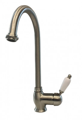 PB Robinet de cuisine classique avec bec pivotant 200 mm en inox 1208953115