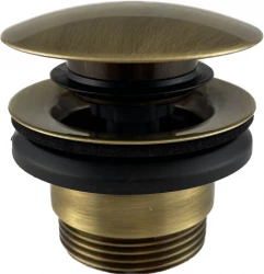 PB Unix bouchon pour lavabo 1 1/4 verrouillable push up click clack couleur bronze 1208953284