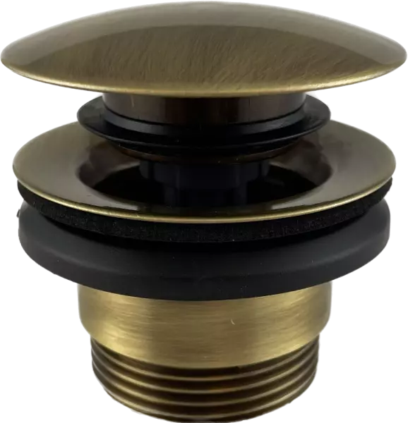 PB Unix bouchon pour lavabo 1 1/4 verrouillable push up click clack couleur bronze 1208953284