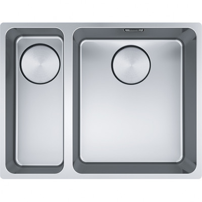 Franke Mythos MYX 160.34.16 BR évier 1 et demi en inox sous plan 16+34cm 122.0626.411