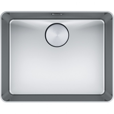 Franke Mythos MYX 210.50 évier en inox 50x40cm pour montage à fleur de plan de travail 127.0626.415