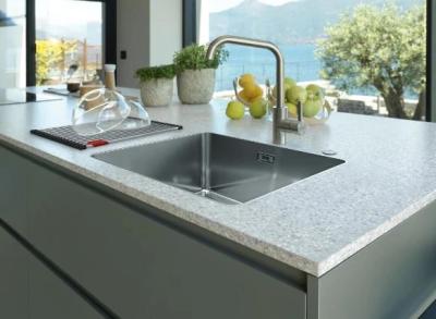 Franke Mythos MYX 210.55 évier en inox 55x40cm pour montage à fleur de plan de travail 127.0626.418