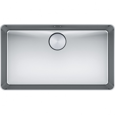 Franke Mythos MYX 210.70 évier en inox 70x40cm pour montage à fleur de plan de travail 127.0626.420