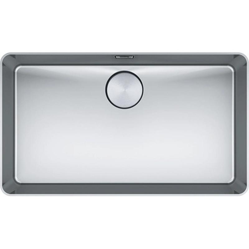 Franke Mythos MYX 210.70 évier en inox 70x40cm pour montage à fleur de plan de travail 127.0626.420