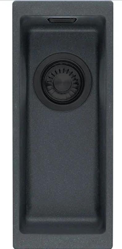 Franke Black évier résine 16x41cm sous plan Noir 1208953775
