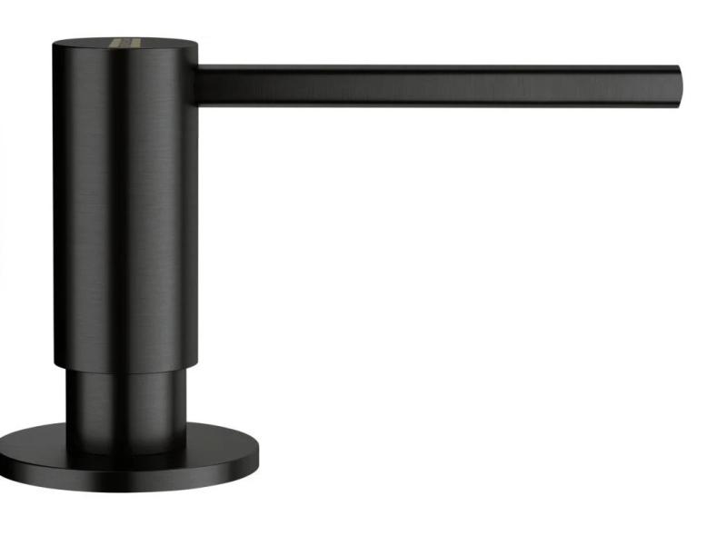 Franke Atlas brossé noir Distributeur de savon encastrable 112.0717.102