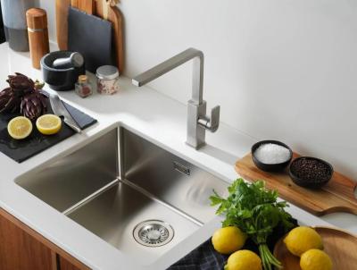 Franke Mythos robinet de cuisine avec bec pivotant inox 115.0547.852